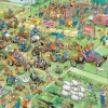 Jumbo - Jan Van Haasteren Jigsaw Puzzle 1000 Piece, Lawn Mower Race