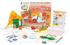 Kids First Stepping Into Science In Multi Colour Print