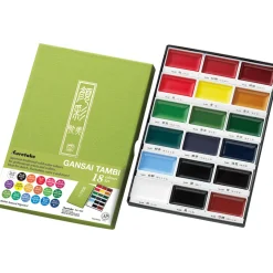 Kuretake - Gansai Tambi Paints 18 Colors