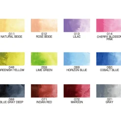 Kuretake - Gansai Tambi Paints 12 Colors Set 2