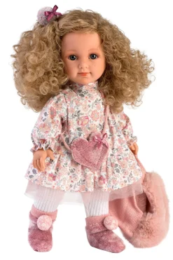 Llorens Dolls Elena Girl Doll 35 Cm, Floral Dress
