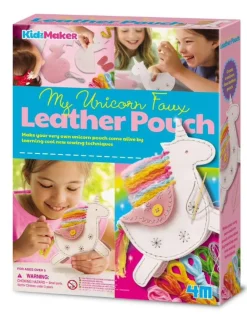 4M - Kidzmaker - My Unicorn Faux Leather Pouch