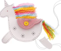 4M - Kidzmaker - My Unicorn Faux Leather Pouch