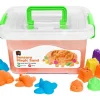 Magic Sensory Sand With Moulds 2 Kg, Orange