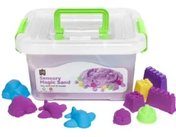 Magic Sensory Sand With Moulds 2 Kg, Purple