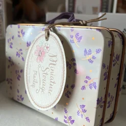 Maileg Metal Suitcase Madeleine Lavender
