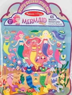 Melissa & Doug - Puffy Sticker Play Set, Mermaid