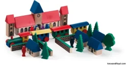 Mini Village With Train