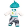 Miniland - Dolls Clothing 32 Cm Turquoise Winter Pyjamas