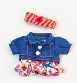 Miniland - Dolls Clothing 21 Cm Floral Set