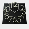 Moma - Glow In The Dark Clock In Black
