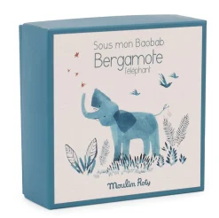 Moulin Roty - Elephant Comforter With Pacifier Holder