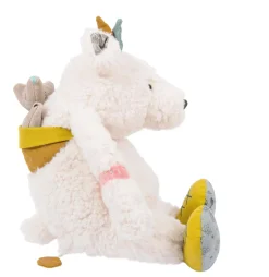 Moulin Roty Soft Toy Musical Polar Bear