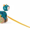 Moulin Roty Wooden Pull-Along-Panther Small