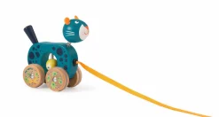 Moulin Roty Wooden Pull-Along-Panther Small