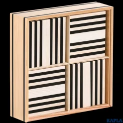 New Kapla - Wooden Planks 100 Pieces Black & White