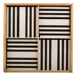 New Kapla - Wooden Planks 100 Pieces Black & White