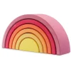 Ocamora - Wooden Rainbow 6 Pieces, Pink