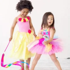 Pink Poppy Yellow Blossom Dress Size 5/6