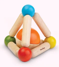Plan Toys - Triangle Wooden Baby Rattle
