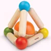 Plan Toys - Triangle Wooden Baby Rattle