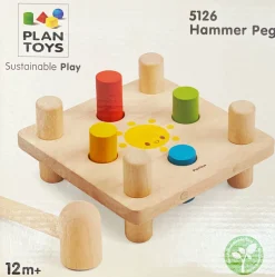 Plan Toys - Wooden Hammer Peg Toy