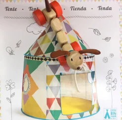 Plan Toys Happy Wooden Puppy Pull Along