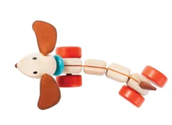 Plan Toys Happy Wooden Puppy Pull Along