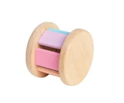 Plan Toys Pastel Wooden Rolling Baby Rattle