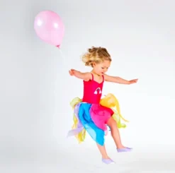 Rainbow Dress Bright Medium In Multi Colour Print