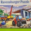 Ravenburger - Construction & Cars 2 X 24 Piece Puzzle