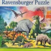 Ravensburger - Jigsaw Puzzle, 100 Pieces, Among The Dinosaurs