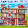 Ravensburger - Jigsaw Puzzle, 100 Pieces, Fire House Frenzy