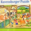 Ravensburger - Jigsaw Puzzle, 2 X 24 Pieces, A Day At The Farm