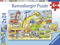 Ravensburger - Jigsaw Puzzle, 2 X 24 Pieces, Hard At Work