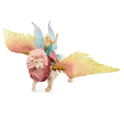 Schleich - Fairy In Flight On Winged Lion