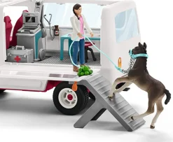 Schleich - Mobile Vet With Hanoverian Foal Set