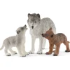 Schleich - Mother Wolf With Pups