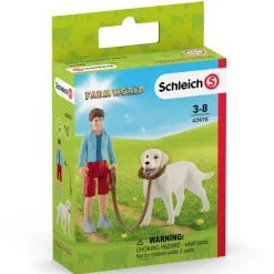 Schleich - Walking With Labrador Retriever