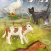 Schleich Farm Life - 5 Assorted Animals Farm Set