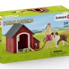 Schleich Farm Life - Australian Shepherd And Kennel Set