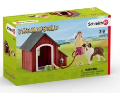 Schleich Farm Life - Australian Shepherd And Kennel Set