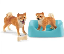 Schleich Farm Life - Shiba Inu Mother And Puppy