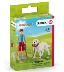 Schleich Farm Life - Walking With Labrador