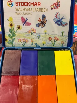Stockmar - Wax Crayon Blocks 8 Colours