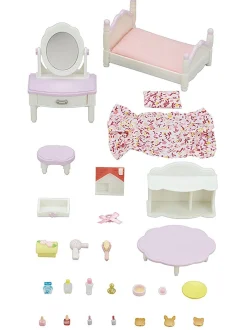 Sylvanian Families Bedroom And Vanity Set