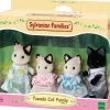 Sylvanian Families Tuxedo Cat Family