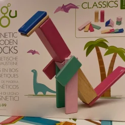 Tegu- Magnetic Wooden Blocks 14 Piece Blossom