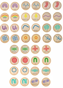 The Freckled Frog Indigenous Symbols Matching Pairs