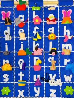 Wall Hanging Alphabet, Felt